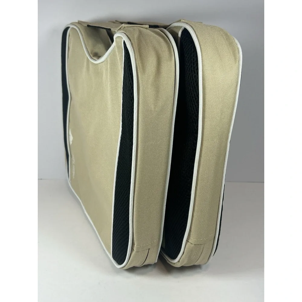 Ozark Trail Stadium/Camping Foam Seat Cushion with Handle - Tan - Used Set Of 2